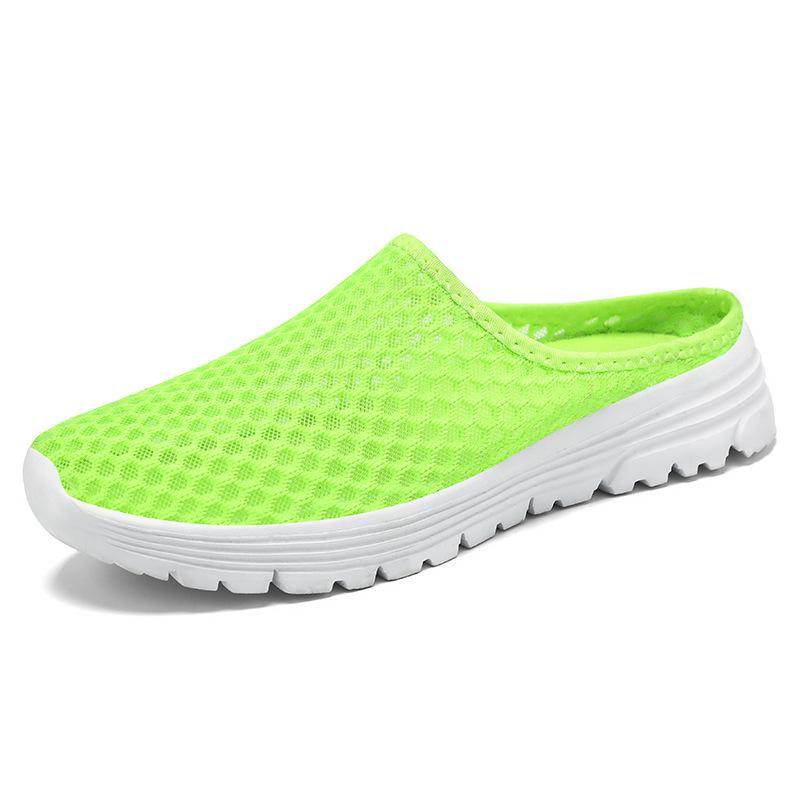 

Женские дышащие сетчатые слипоны - Мягкая подошва, Большой размер, Повседневный комфорт Size 39 зелёный