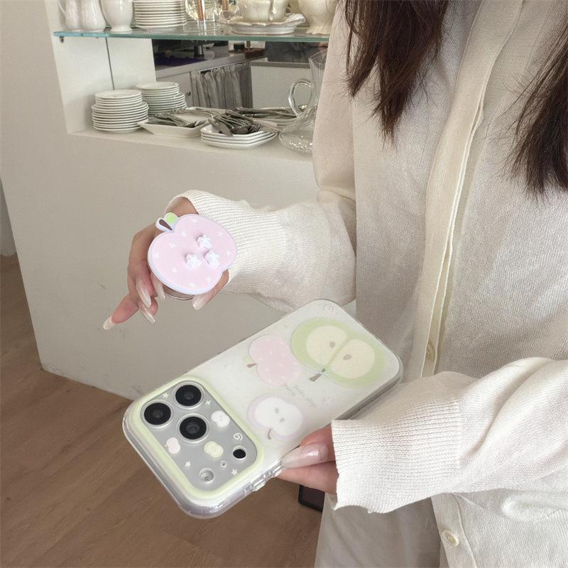 Custom 3D Star Apple Stand for iPhone 17/16 Pro Max/15 Pro Phone Case