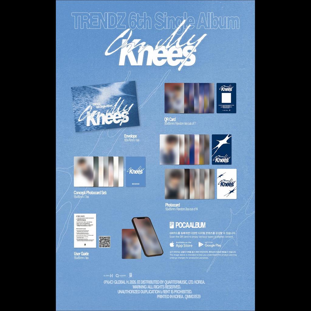 [Pre-order] TRENDZ 6th Single Album [On My Knees] POCAALBUM + Free Gift