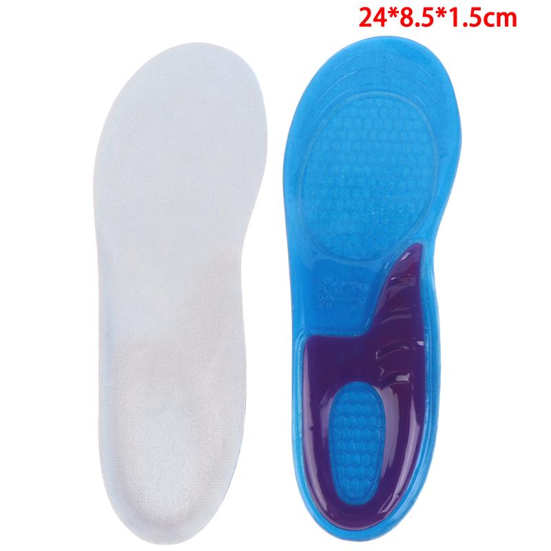 1 Paar Orthopädische Einlegesohlen Für Schuhe Fußgewölbestütze Silikon-Gel-Einlegesohle Rutschfeste Schuhpolster Plantarfasziitis-Einsätze
