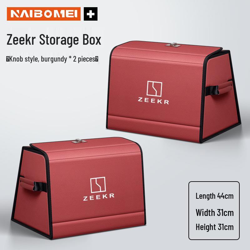 Zeekr 001/X/009 Trunk Storage Box – In-Car Storage & Decorative Organizer