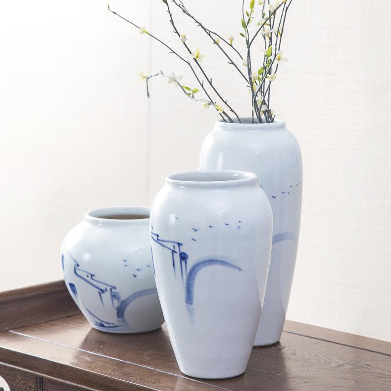 Jingdezhen Ceramic Vase for Floral Arrangements - Home Decor Ornament