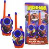 Spiderman Walkie Talkie Zestaw 2X Krótkofalówka Słuchawki Do Zabawy Łącza
