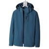 Men's and Women's Windproof 3-in-1 Detachable Jacket Set: Fleece-Lined, Waterproof, Breathable, Perfect for Mountaineering.