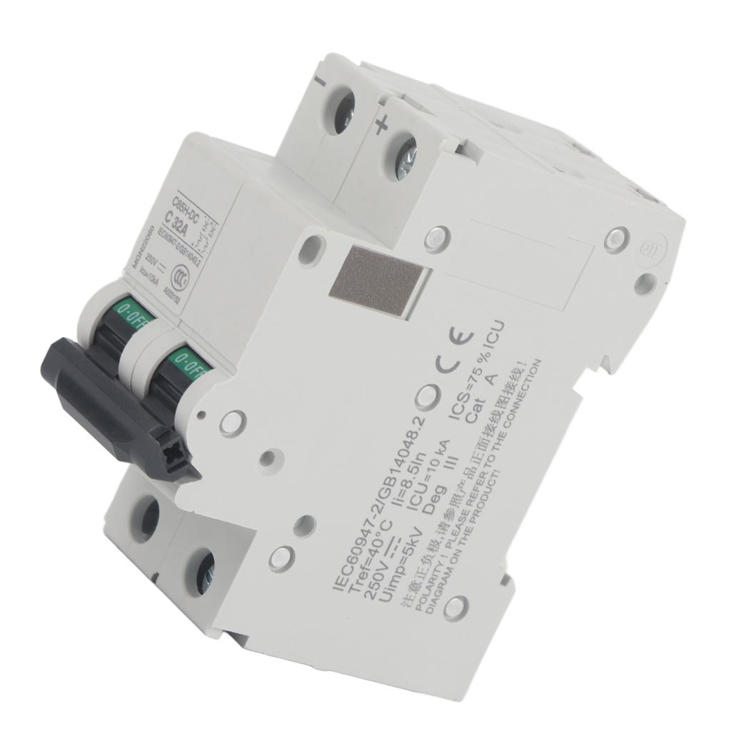 Elektrikli Minyatür C65HDC Devre Kesici 2P 250V Hava Şalteri (32A)