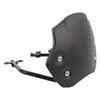 Motorcycle Windshield Aluminium Alloy Wind Proof Front Windscreen Wind Deflector with Bracket Replacement for R NINE T