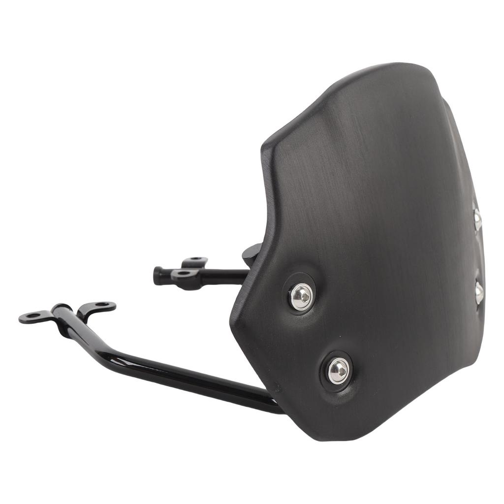 Motorcycle Windshield Aluminium Alloy Wind Proof Front Windscreen Wind Deflector with Bracket Replacement for R NINE T