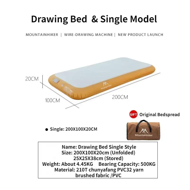 

MOUNTAINHIKER Automatic Inflation Mattress 20cm High Resilience Outdoor Camping Picnic Travel Pillow for Self-Driving Cars