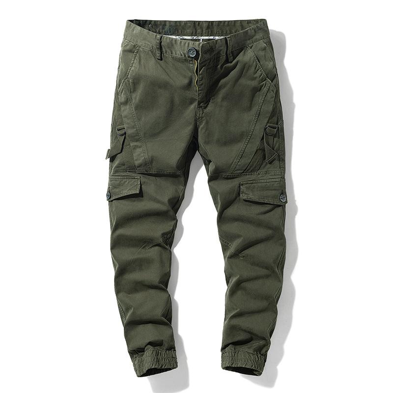 New Autumn and Winter Tooling Trousers Versatile Loose Multi-pocket Leggings Casual Harlan Pants Pants