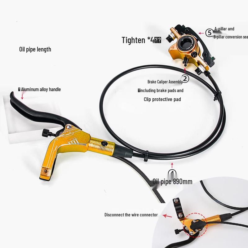 Lishi Electric Scooter & Bicycle Hydraulic Disc Brake Set