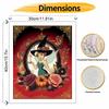 Disney Tinker Bell Witch Pumpkin Rose Oil Paint Hand Painting Art Kit. Home Decor Gift