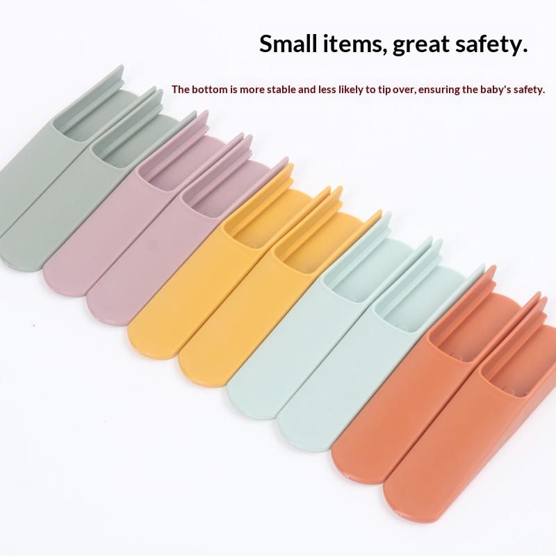 2Pcs Insert Dining Chair Accessories Safety Extension Piece Anti Tipping Strip Baby Chair Anti-Skid Leg Pad Feet