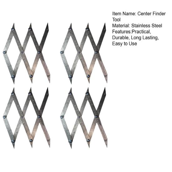 1/2/3/4Pcs Woodworking Center Finder Marking Tools User-Friendly Design High Accuracy Portable Equal Spacing Layout Tools