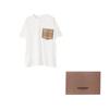 Burberry SS21 T Shirt Women's White Loose Fit 80433861