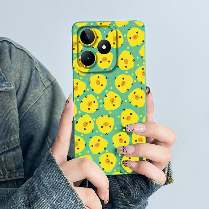 For Realme C51 RMX3830 C53 Note 50 RMX3834 Phone Case Funda Soft Silicone Sweet Painted Lovely Printed Protective Cover Coque