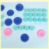Digital Gummy Cookie Molds Upper and Lower Case Letter and Number Cookies Fondant Cake Printing and Pressing Molds, Cutting Molds
