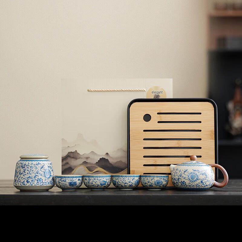 

Man Ting Hua Ru Kiln Ceramic Gongfu Tea Set