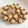 Cartoon Frosted M Bean Resin Jewelry & Phone Case Accessories Set
