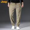 Jeep Men's Spring Autumn Loose Fit Breathable Casual Pants