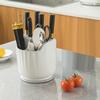 Kitchen Rotating Knife Holder Storage Rack Countertop Multifunctional Chopstick Storage Box Household Kitchen Knife Holder