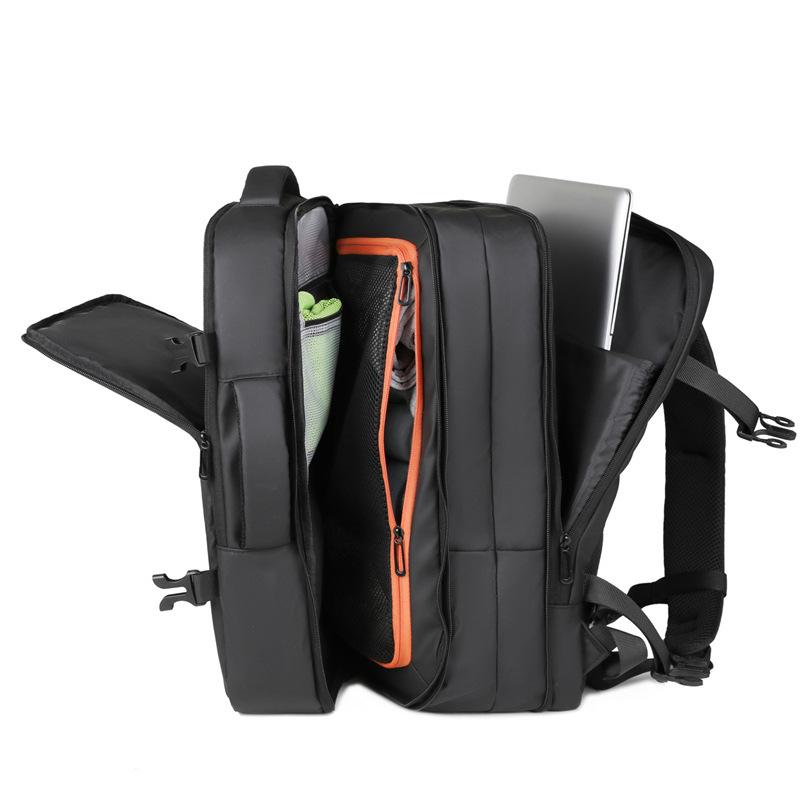 Large Capacity Business Backpack Expansion Premium Sense Men'S Waterproof Computer Backpack Travel Backpack