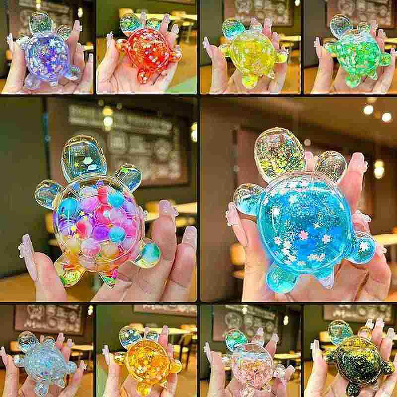 Ornamente luminoase colorate DIY, bijuterii creative sclipitoare, nisipuri mișcătoare, mari, ornamente pentru desktop, auto