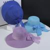 Women's Foldable Straw Sun Hat - Summer UV Protection Beach Hat