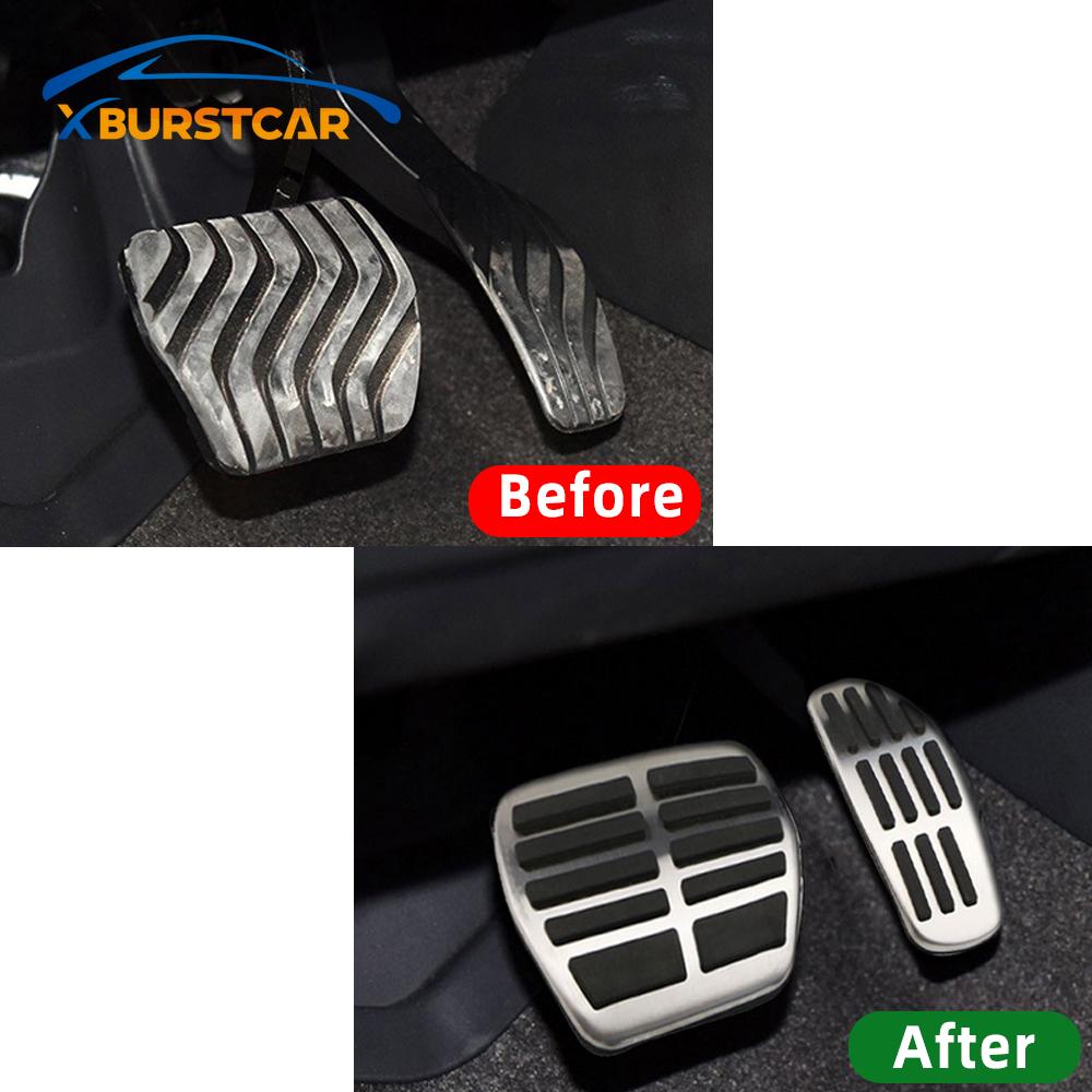 

For Renault Duster AT MT Auto Accessories Stainless Steel Car Pedals Gas Brake Pedal Pads Cover