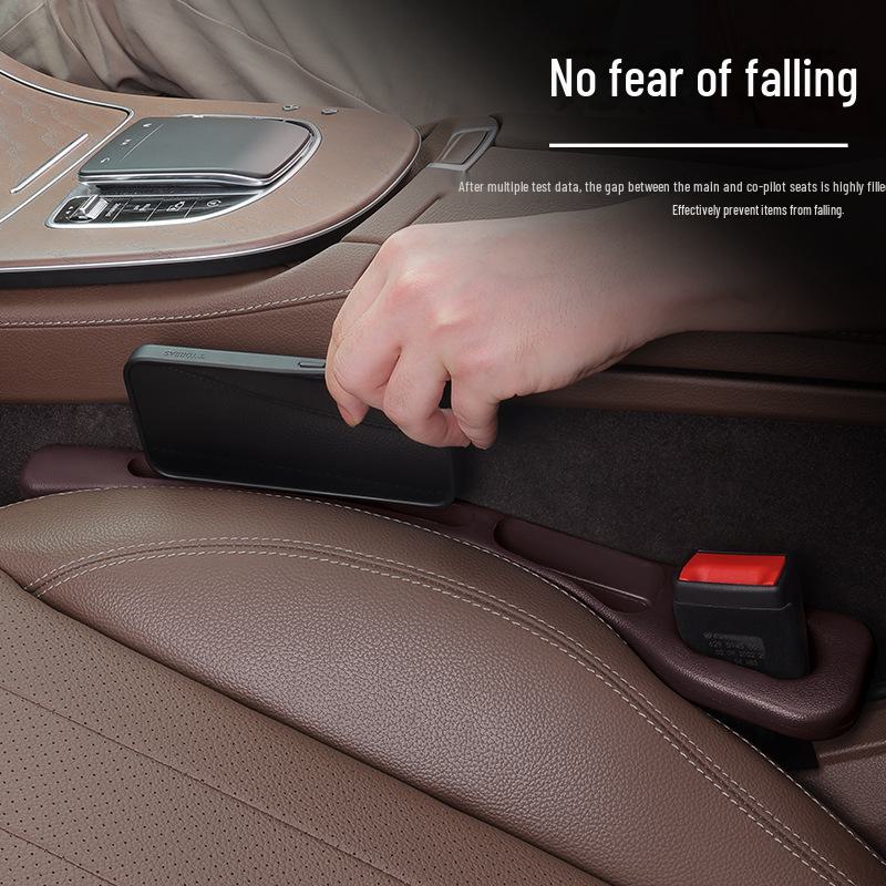 Leak-proof Car Seat Gap Storage Box for Phone, Keys, Cards.