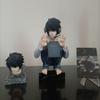 Death Note L Lawliet Figure, Crouching Pose, 2 Interchangeable Heads & Hands, Collectible PVC Statue, Desktop Decor Gift