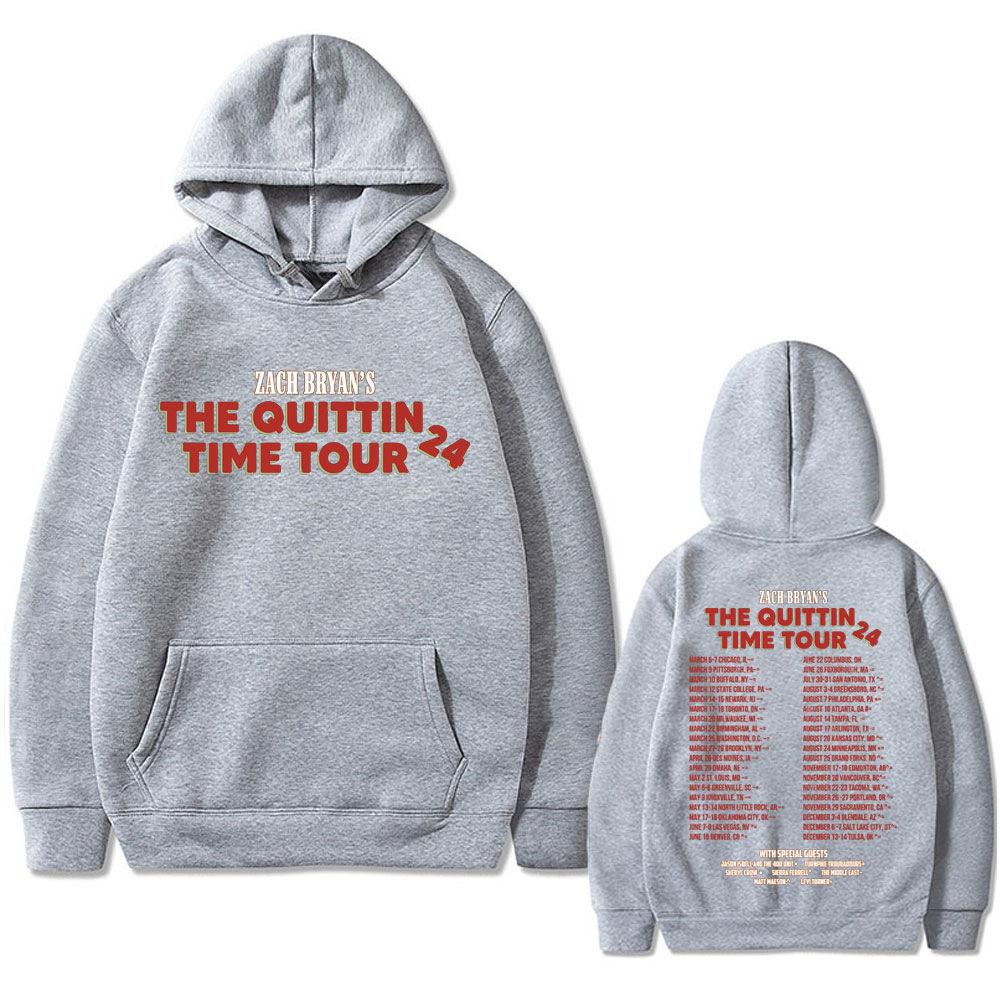 Zach Bryan The Quittin Time Tour Hoodie Women Fashion
