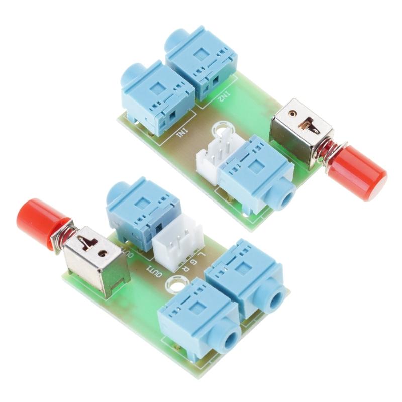Compactly Audios Switcher Module Supports Double Input Single Output Signal Routing Low Power Audios Selectors