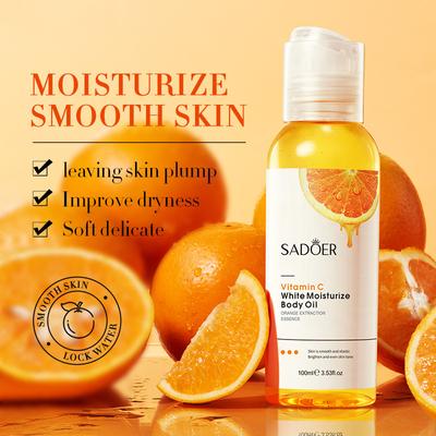 Aceite Emoliente de Vitamina C Blanqueador Hidratante Aceite Corporal Hidratante Refrescante