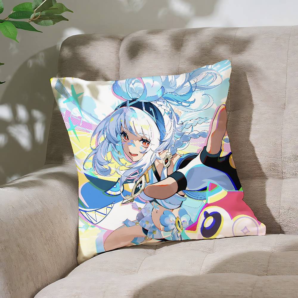 Anime Z-Zenless Zone Zero Kissenbezug Kissenbezug Weich Niedlich Dekokissenbezug Für Auto Sofa Kissenbezug Polyester Mit Reißverschluss