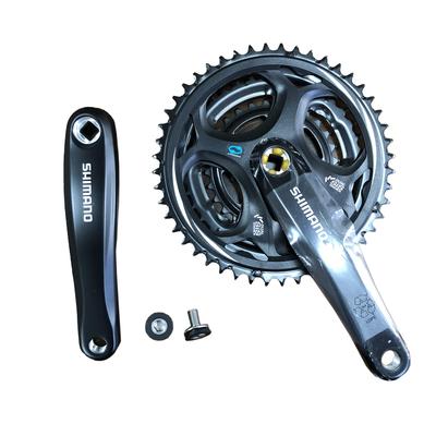 SHIMANO Front Chainwheel 170mm Black Compatible BB Square Shaft EFCM311C888XL ALTUS (MTB) FC-M311-L 48×38×28T 8S/7S 122.5mm (LL123)