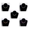 Flower Charm Beaded Necklace Women Fashion Choker Necklace Party Jewelry Gift