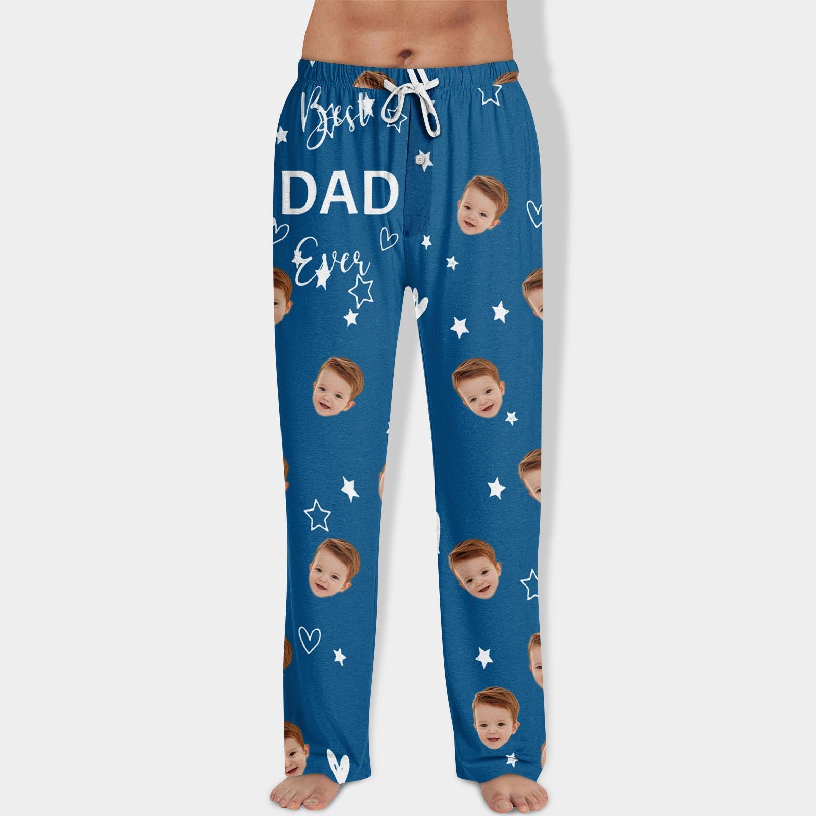 

Мужские домашние брюки с принтом Allover, пижамные брюки для сна, длинные брюки, пижамные брюки, брюки для йоги S синий