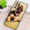 German Shepherd Funny dog Silicone Phone Case For Samsung Galaxy note 10 pro S26 S25 S24 S23 S22 S21 Plus S25Ultra Capa Cover