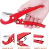 PVC Pipe Cutter Alloy Steel Blades Cuts Up To 1-1/4" Plastic Hoses and Pipes Suitable for Home Working or Plumbing Cutter Tool