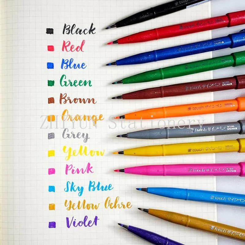 Japāna Pentel Touch Brush Sign Pen