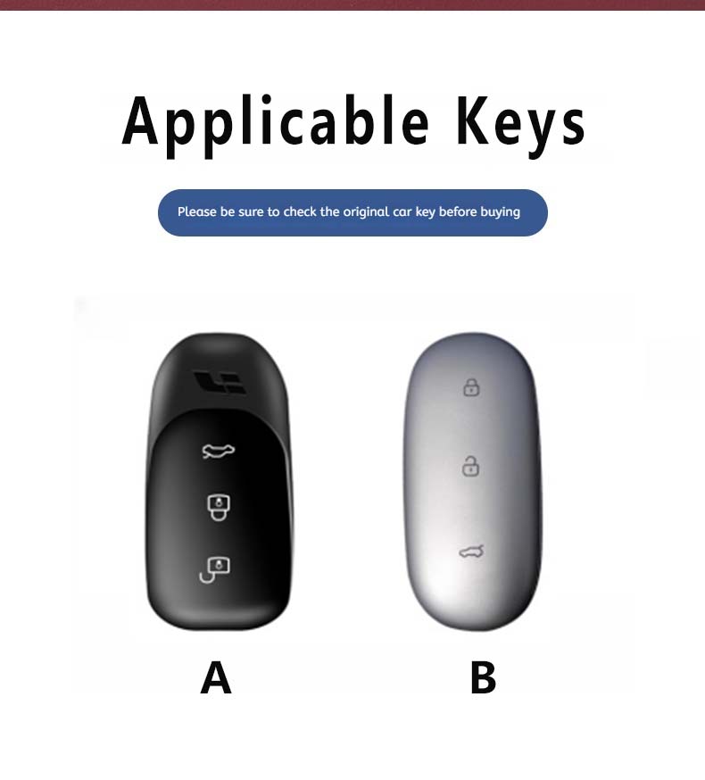 Genuine Leather Car Key Case Cover Fob For Leading Ideal Lixiang One L6 L7 L8 L9 Keyless Keychain Durable Luxury