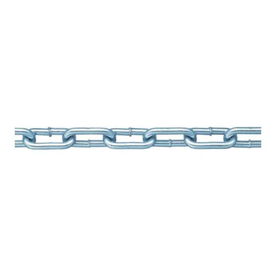 Nissa Chain Iron Unichrome Welded Link Chain 5.5mm x 30m IW2055