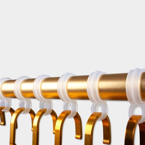 Hanger Stoppers, Windproof Hanger Catches (12-Pack) for Clothes Drying Pole Fixation and Strong Wind Protection