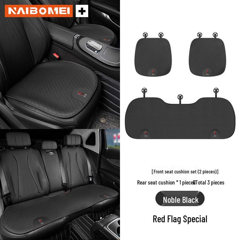 Universal Ice Silk Seat Cushion and Lumbar Support for Hongqi HS5, HS7, H5, H7, EHS3, HS9 - Four Seasons Use