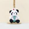 Panda Stuffed Lovely Animal With Short Fur Ideal For Bag Accessories And Fun Playtime