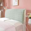 Thicken Plush Bed Headboard Cover Solid Color Soft Faux Fur Elastic Bed Head Cover Anti-Dust Bed Back Protector Cover