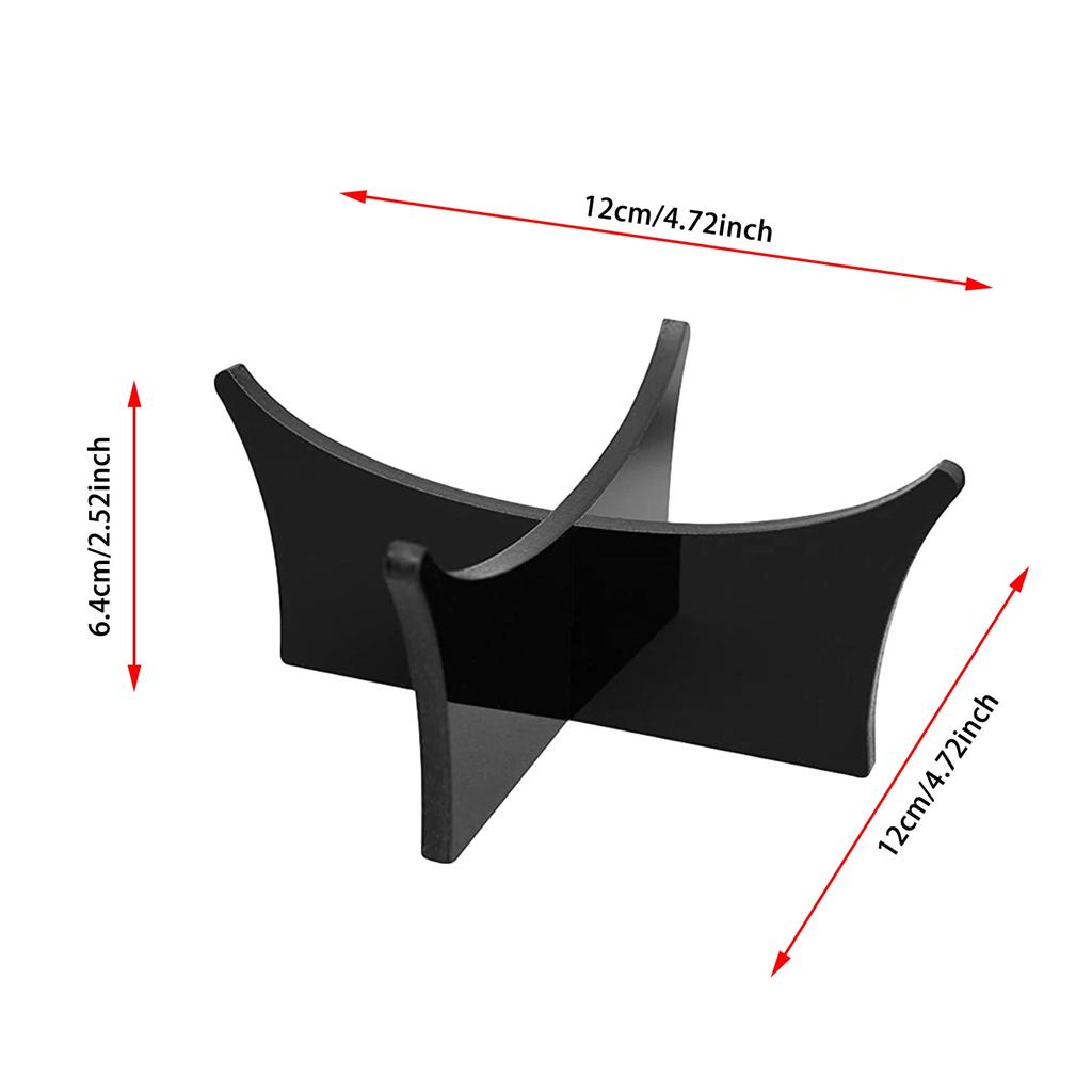 Porable Display  Heavy Duty Acrylic Ball Stand Accessories for Basketball Football Soccer Rugby Bowling Display Holder