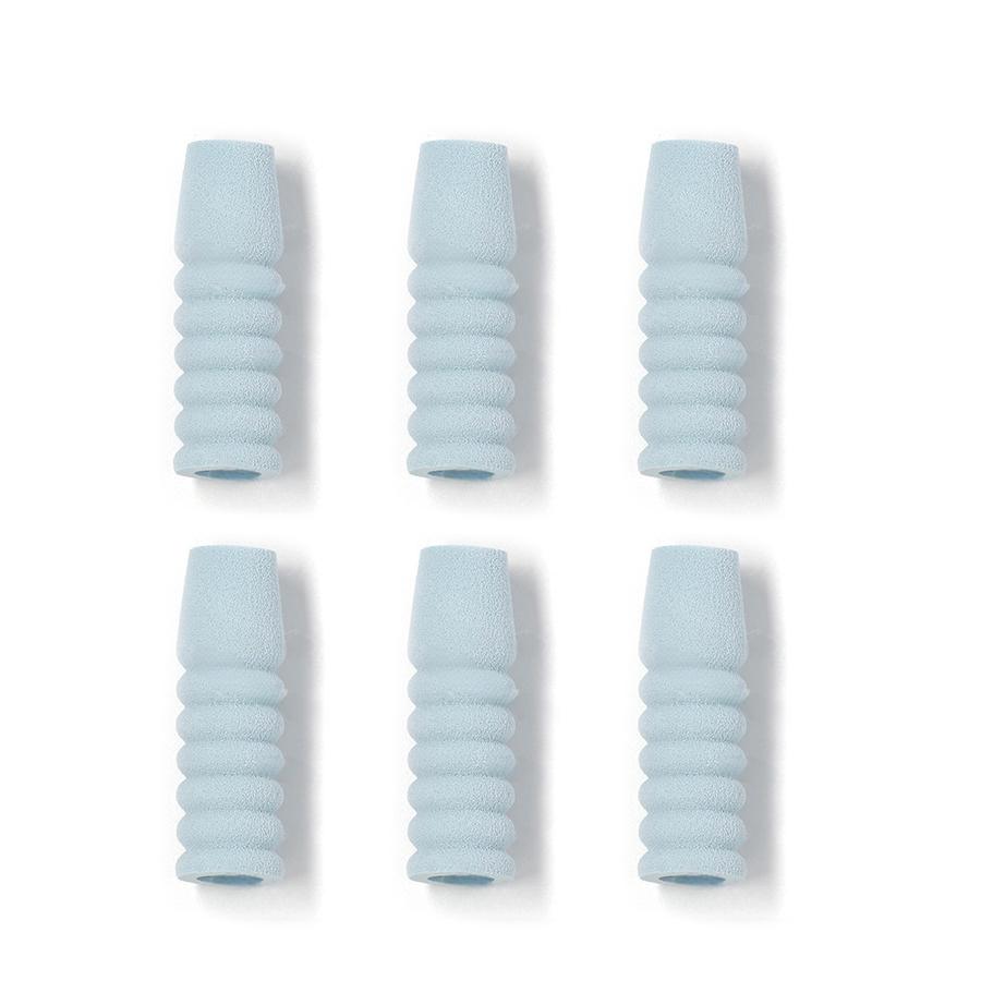 6Pcs Manicure Nipper Non-slip Handle Grip Cover, Soft Sponge Pen Holder Wrap, Sweat-proof Hand Protector for Nail Art Tools