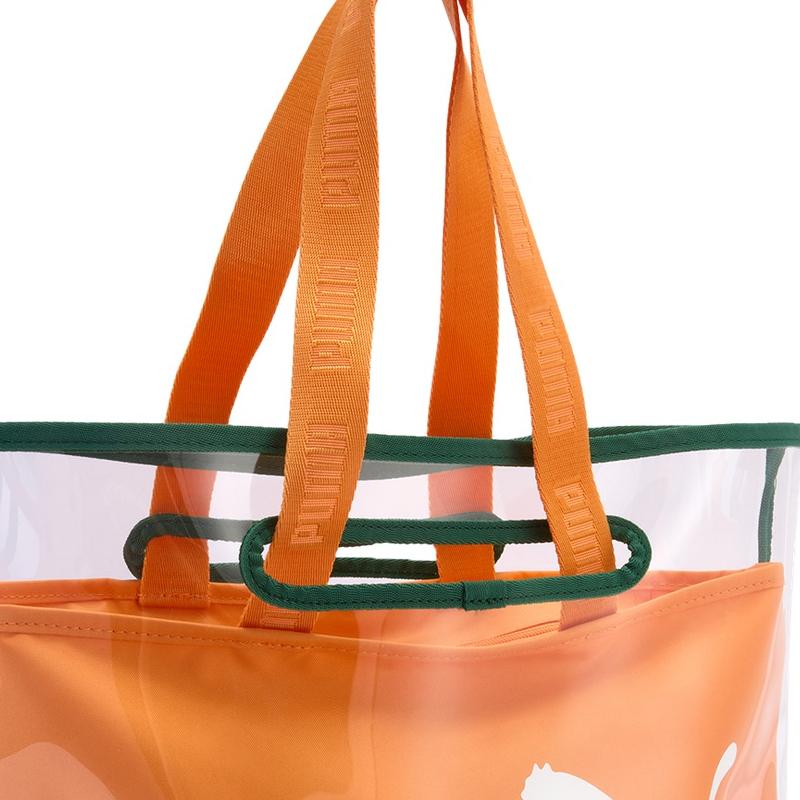 New PUMA PU Handbag Women's Citrus & Dark Green 092372-02