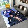 Kpop B-BTS Jeon Jung Kook JK Teppich für Spielzimmer Schlafzimmer Wohnzimmer Sofa Heimdekoration, Kinderteppich rutschfeste Bodenmatte Geschenk